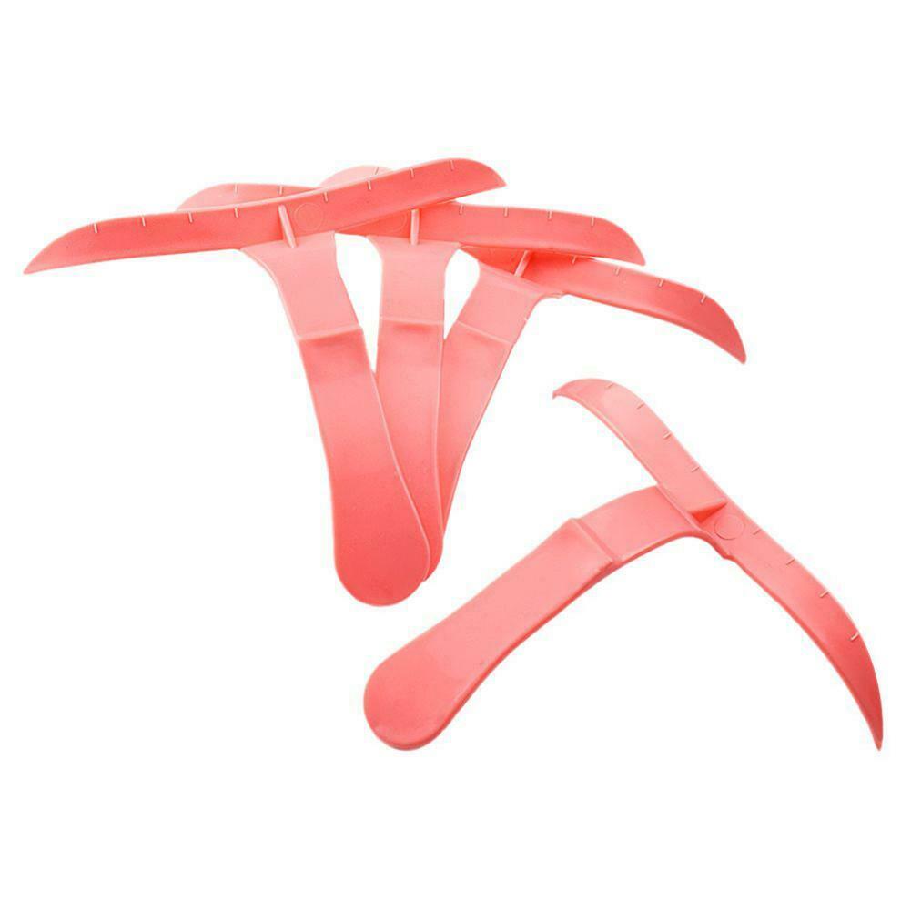 4pcs Plastic Eyebrow Makeup Microblading Measure Tattoo Ruler Micrometer  @