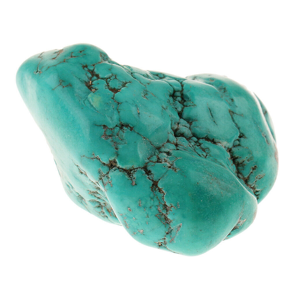Natural Turquoise Crystal Mineral Specimen Stone Craft Lucky Crystal Decor