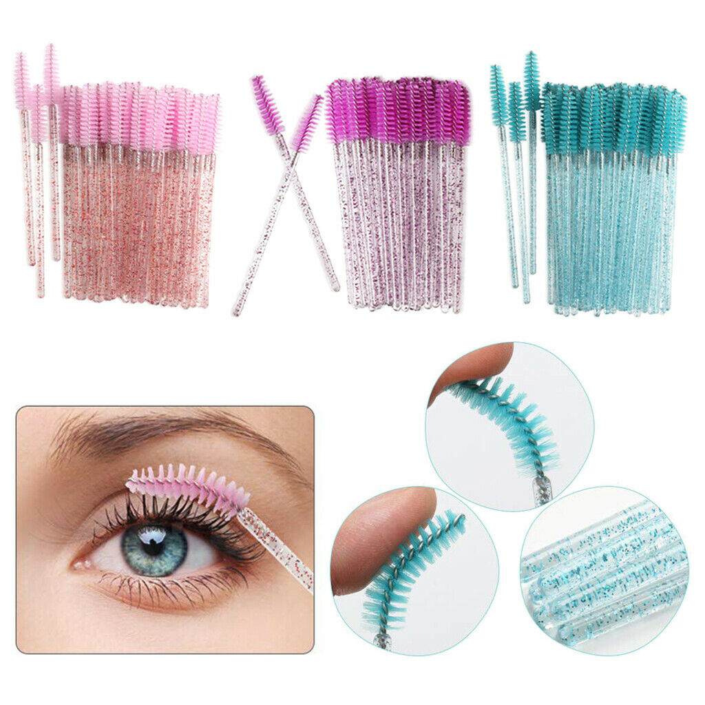 300 Pack Disposable Mascara Wands Eyelash Brushes Applicator Makeup Tool