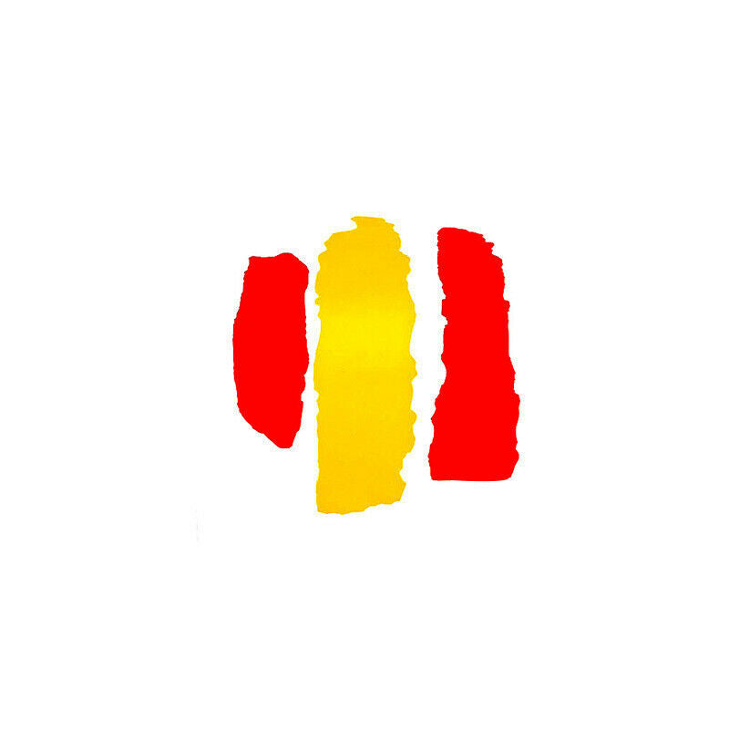 Spain Flag Stickers Waterproof Reflective Graphics Decals for Car MotorcycleBDA