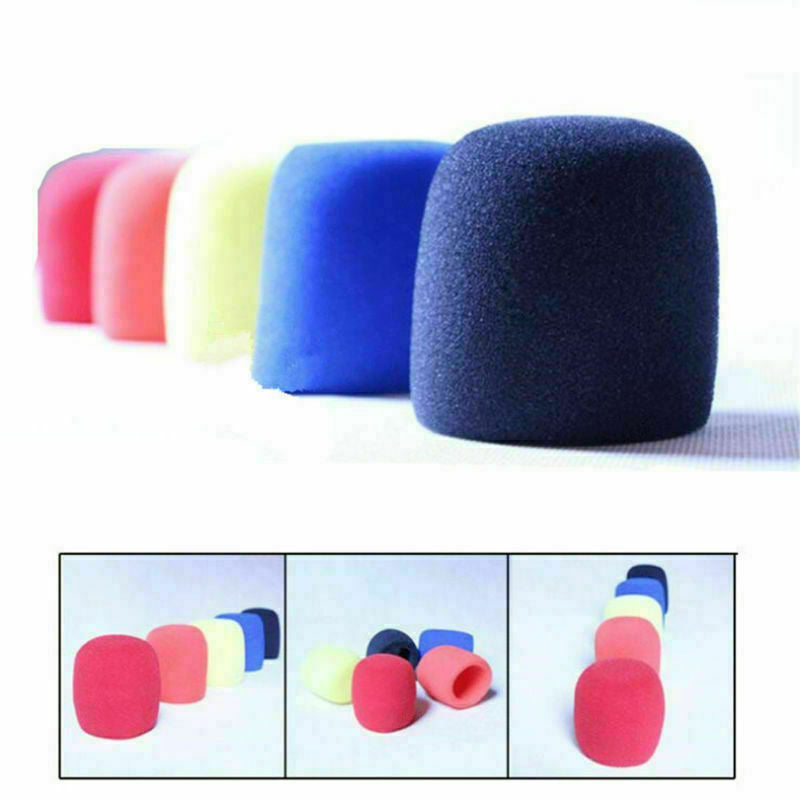 10pcs Sponge Foam Covers Windscreen Windshield for Handheld Microphone Random
