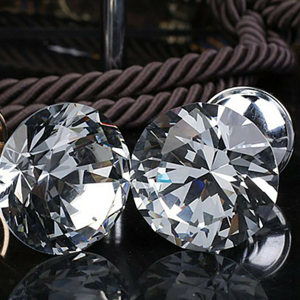 Alloy Crystal Glass Ball Wall Coat Hook Tieback Curtain Hooks Towel Hanger