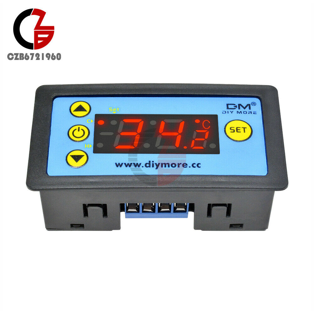 W3231 DC 24V LED Thermostat Temperature Controller -50°C-99 °C W/ Sensor Probe