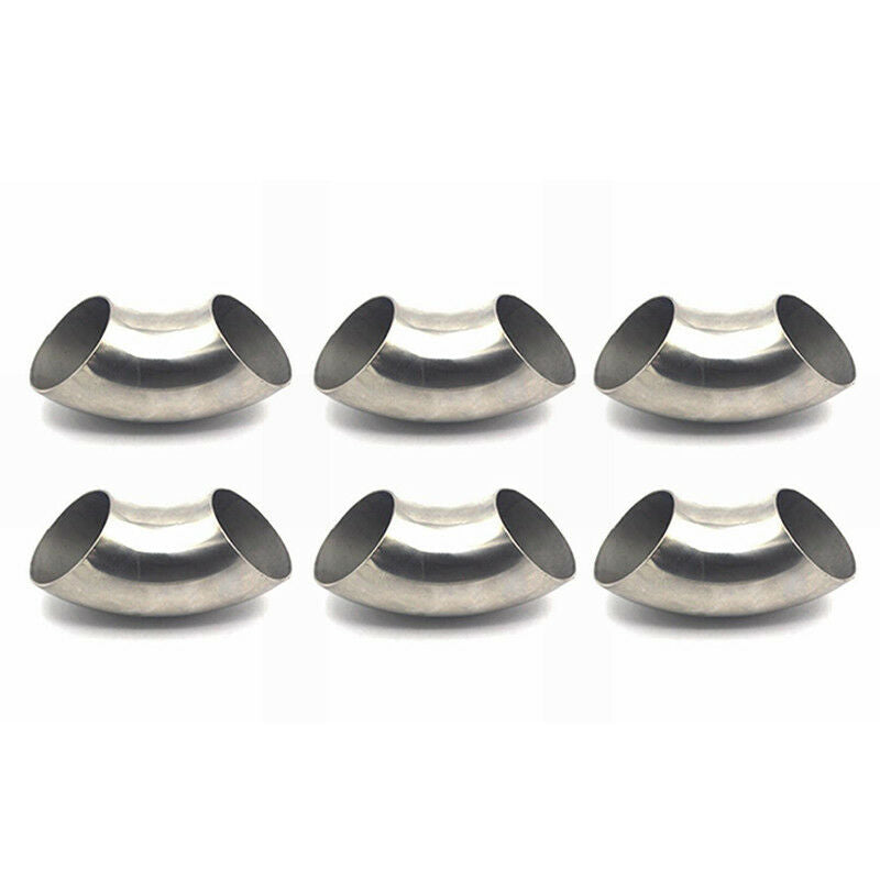 Excellent 3 Inch 201 Stainless Steel 90 Degree Bend 76mm Elbow Exhaust PipDEAU