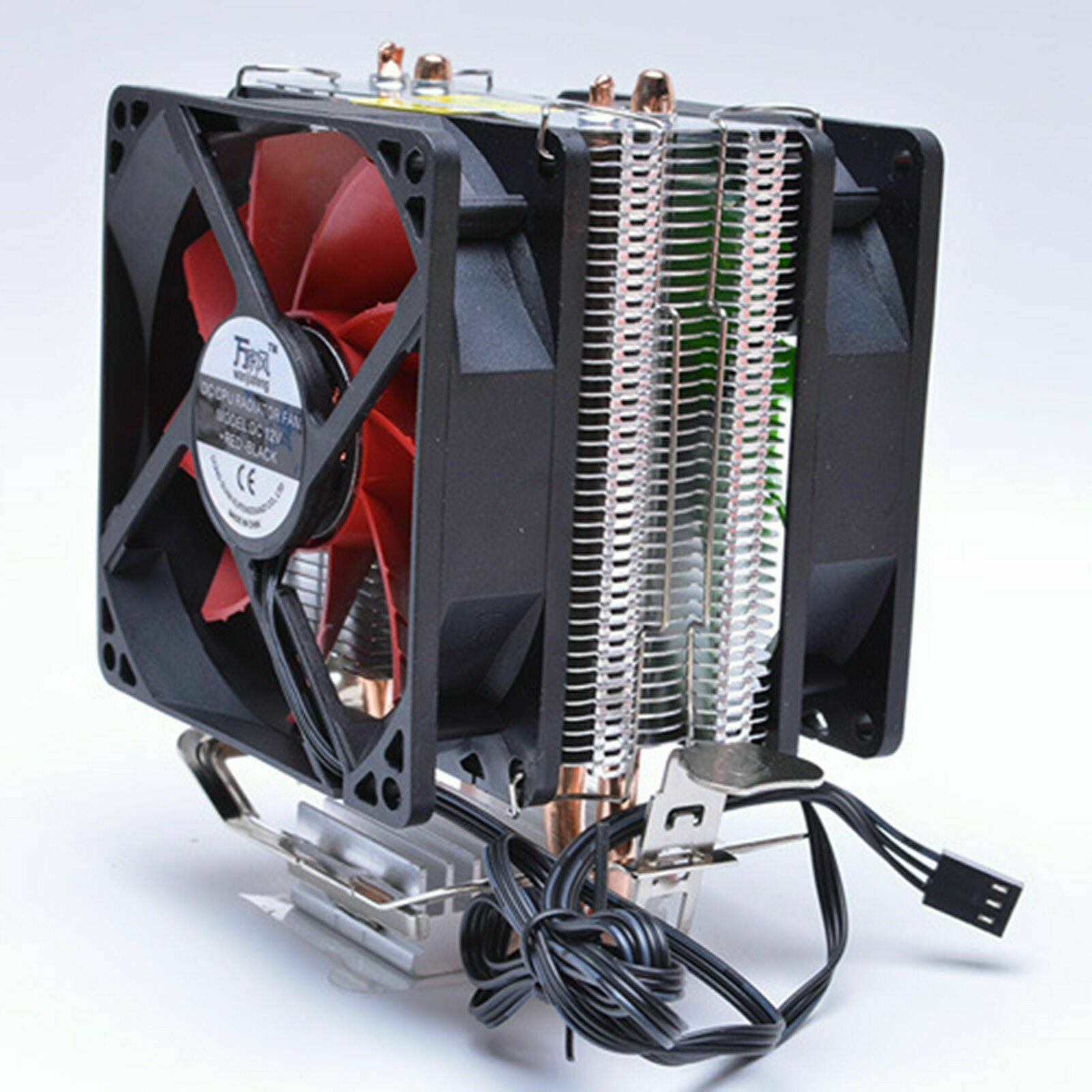 Dual Fan CPU Cooler Heatsink Quiet for Intel LGA775/1156/1155 AMD AM2/am2 AM3 H
