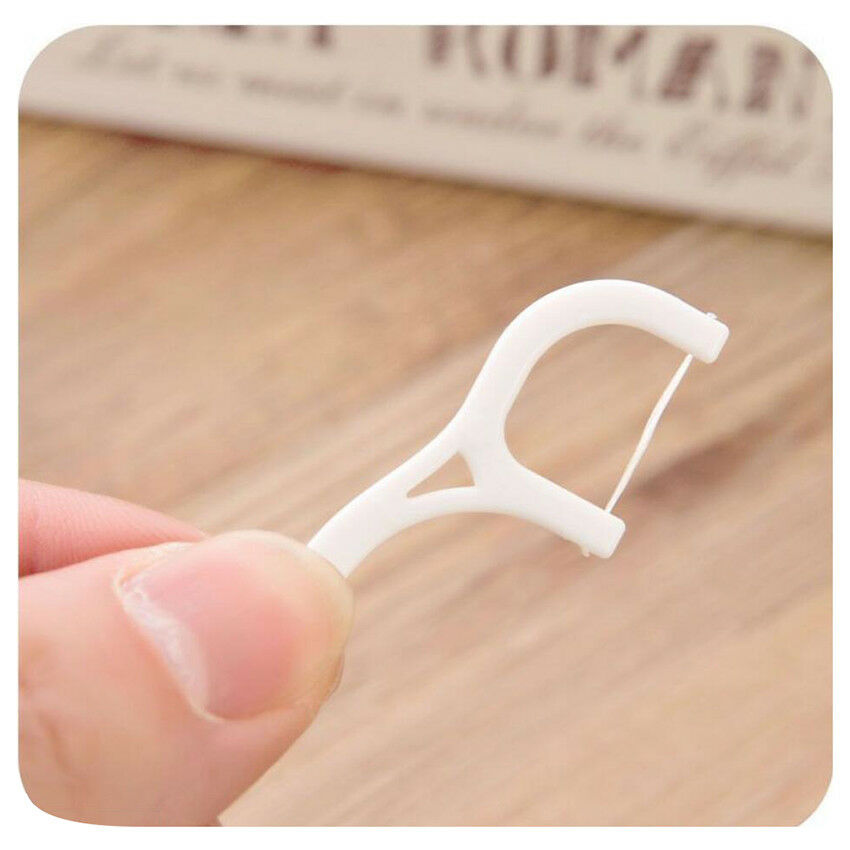 60 Pack Dental Floss Picks - teeth clean Care - Disposable Picks - Dental Care