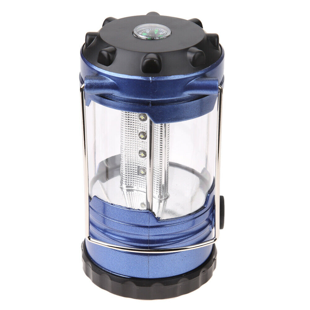 Adjustable LED Light Hiking Bivouac Camping Lantern Tent Lamp with Compass A#S