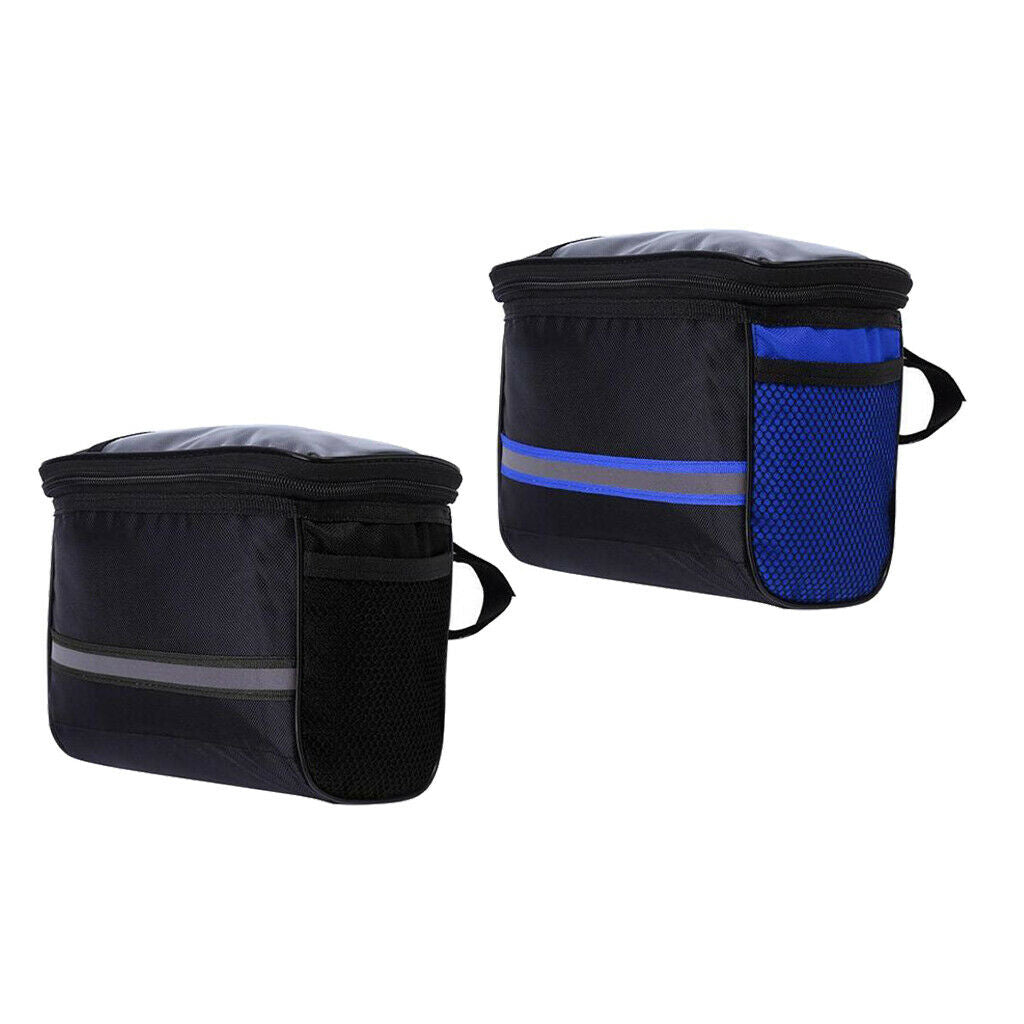 2pack Bike Handlebar Bag Front Storage Bag Holder Storage Cycling Bike Pack