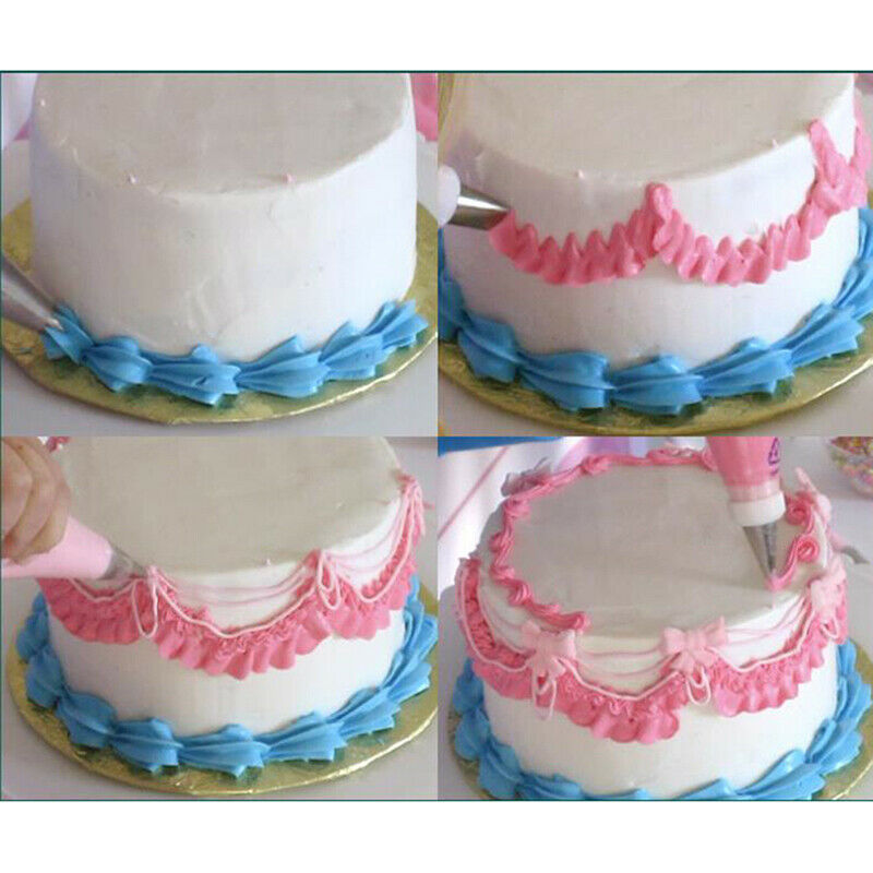 23pcs/set Cake Icing Piping DIY Practice Drawing Board Template Paper Dec.l8
