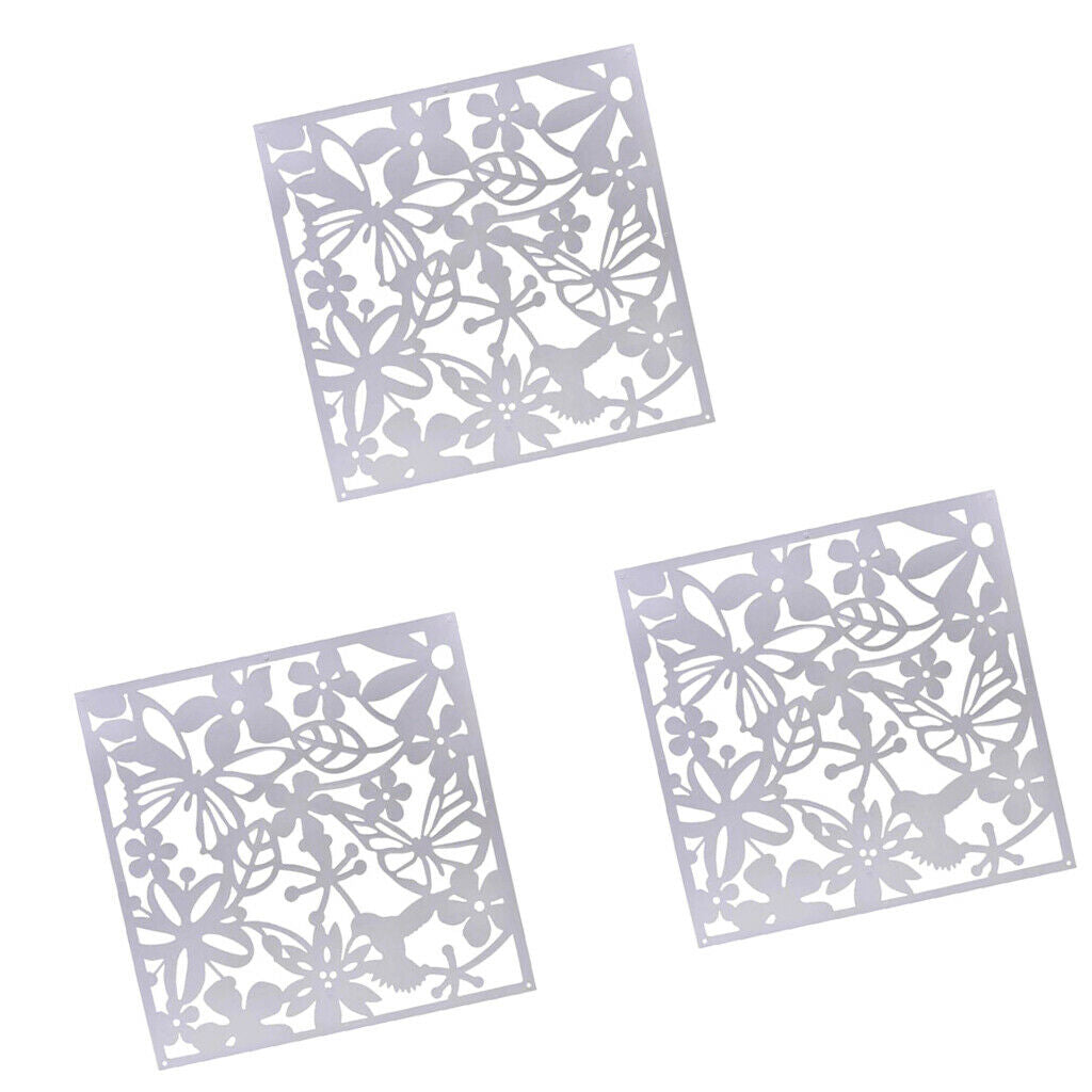 Butterfly Flower 4x Screen Hanging Curtain White Curtain