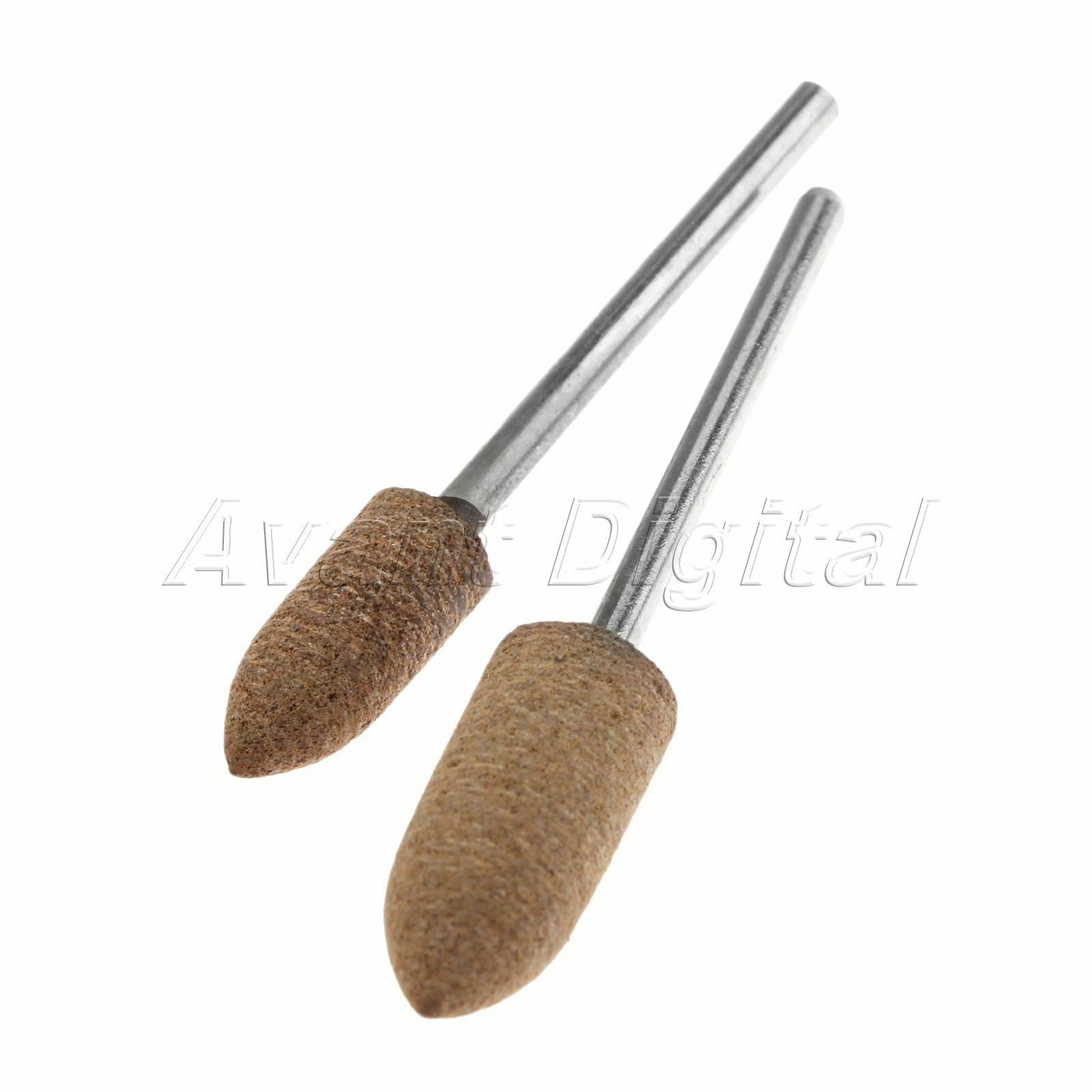 4Pcs Bullet Type Rotary Tools 5/6/8/10mm Leather Polishing Brush 2.35mm Shank