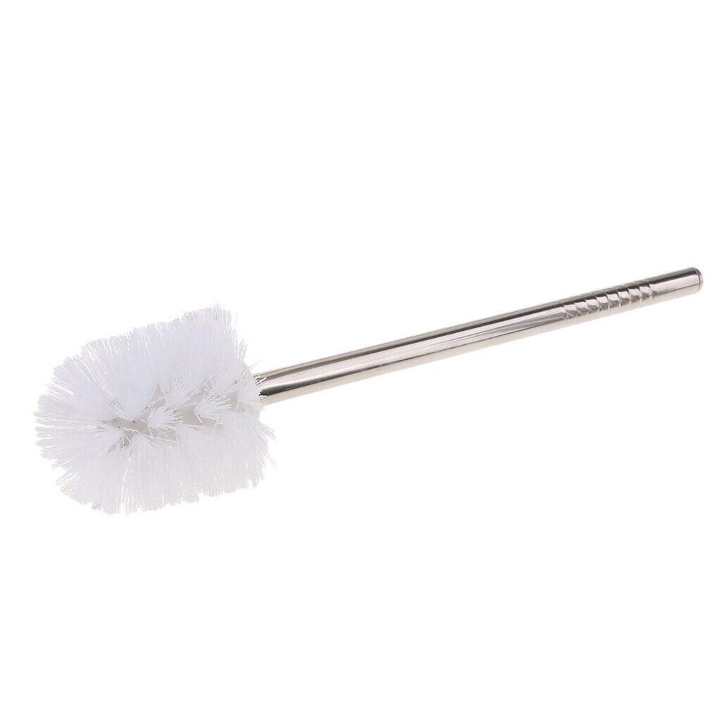 Toilet Brush with Stainless Steel Holder Set In Modern Stylish Design