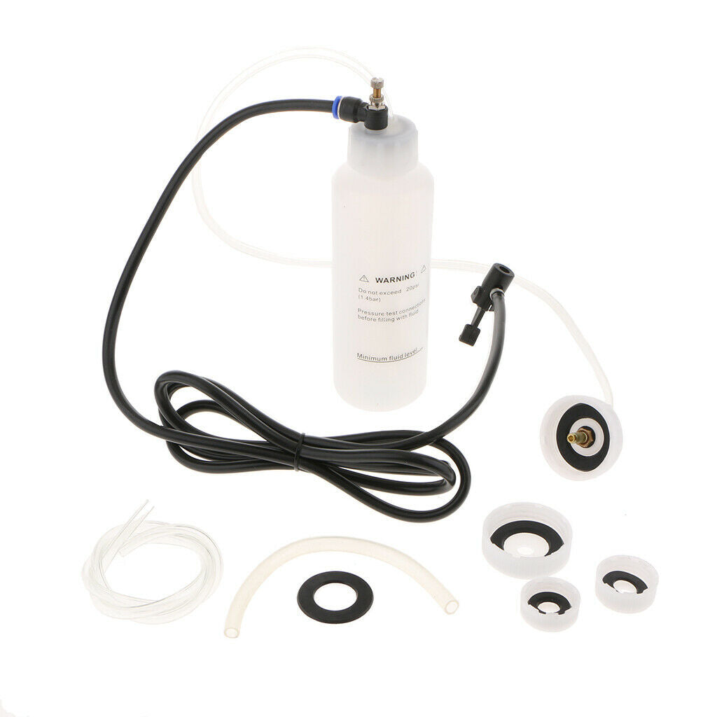Car RV Brake Clutch Fluid Bleeding Pneumatic Garage Vacuum Bleeder Tool Set