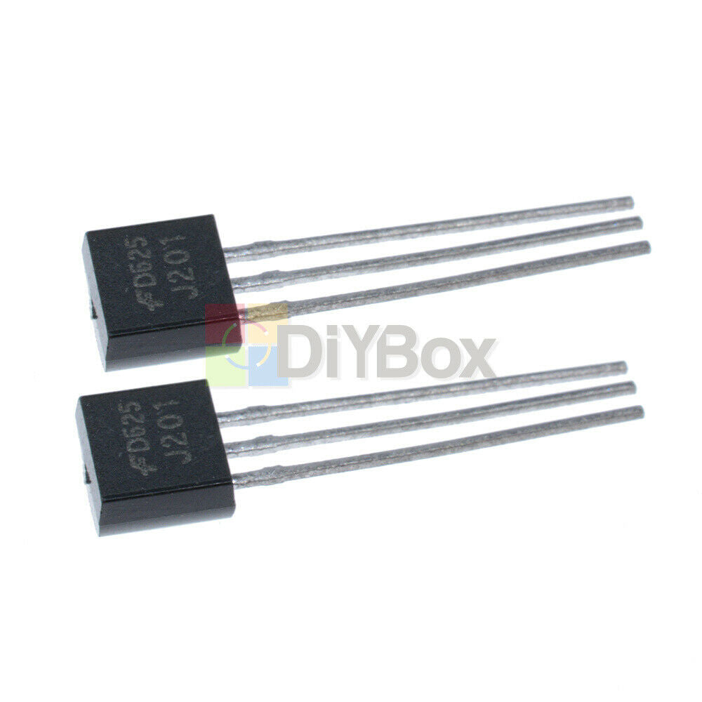 50pcs J201 JFET N-Channel Transistor 40V 50mA TO-92