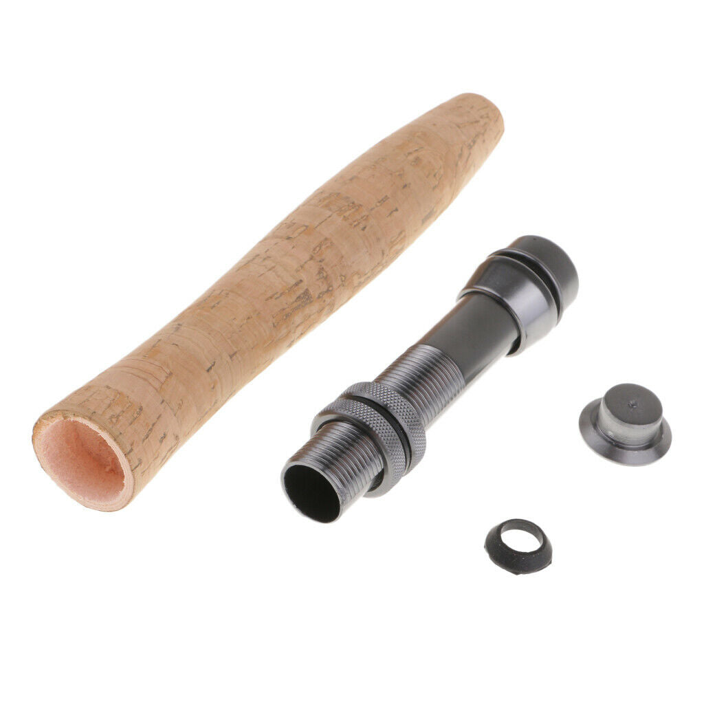 Composite Cork Fly Fishing Rod Handle Grip with Reel Seat for Fly Rod Building