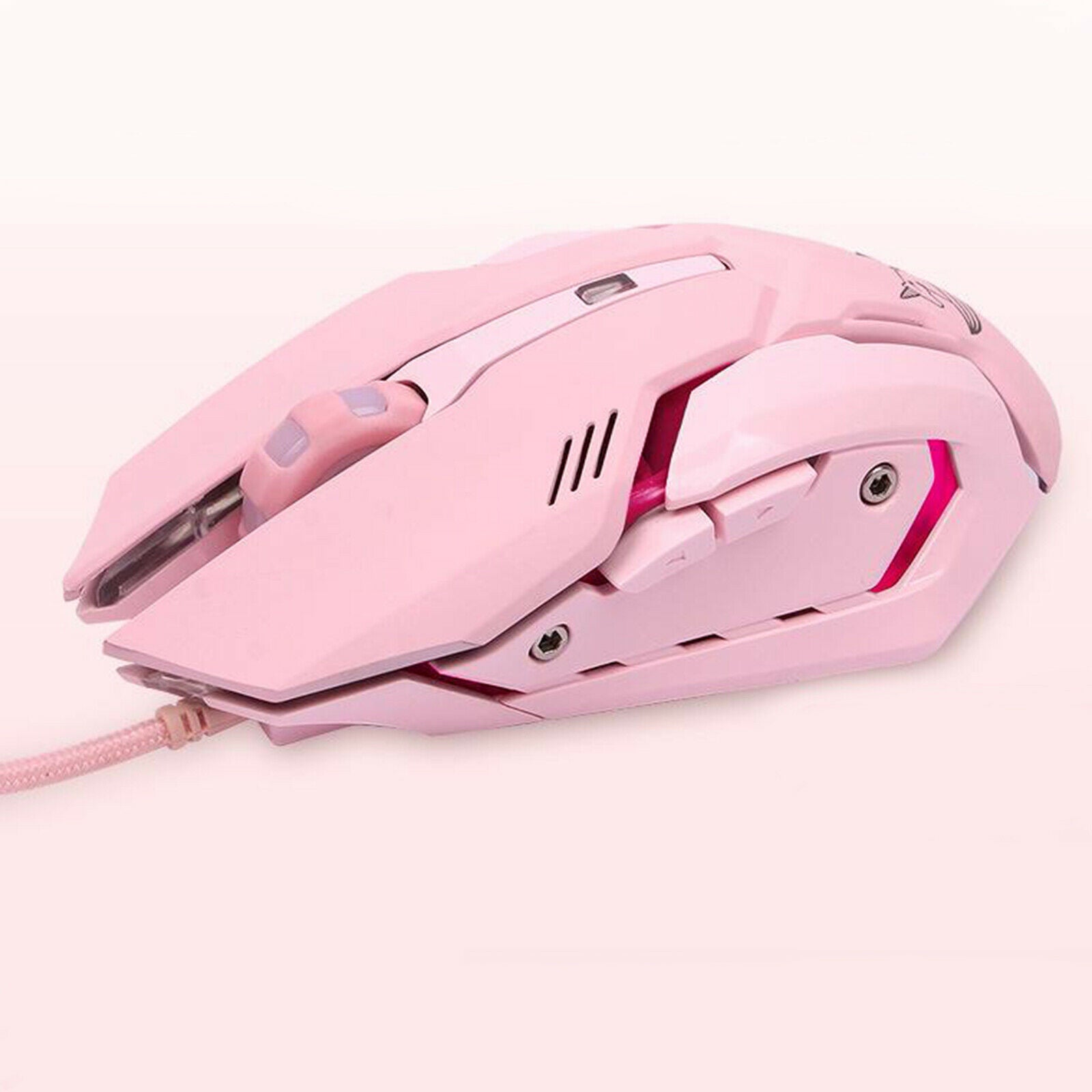 HMO-161 6 Button Colorful LED Wired Gaming Mouse Silent For Laptop PC Gamer