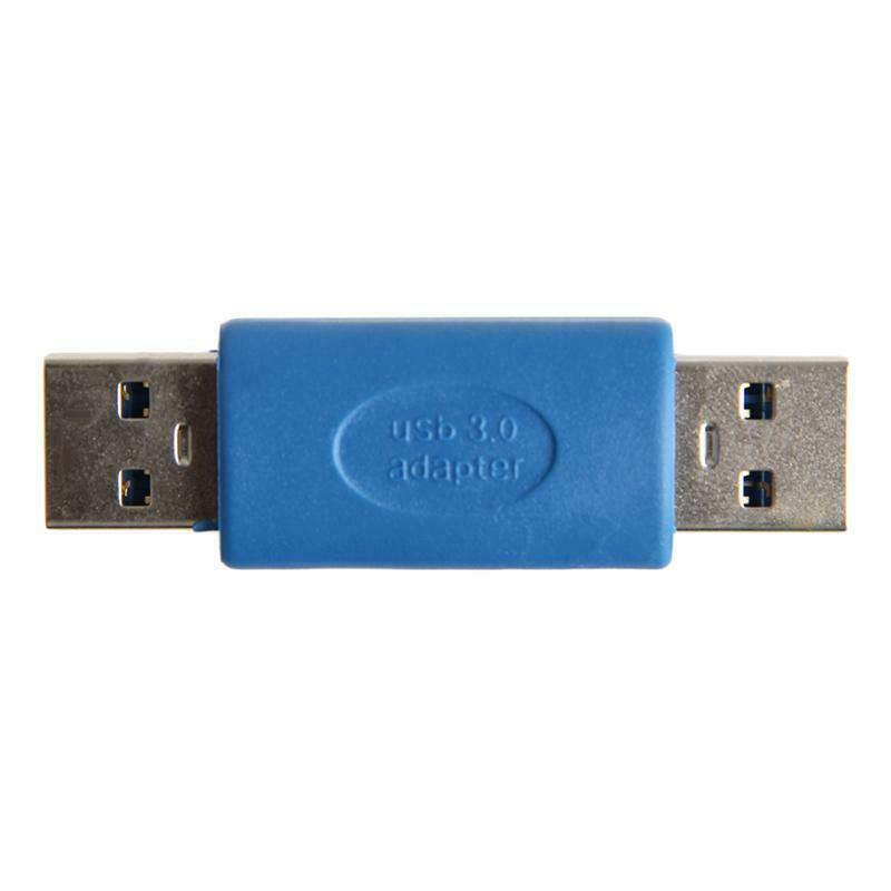 New USB 3.0 A Male To A Male M-M Coupler Adapter Connector