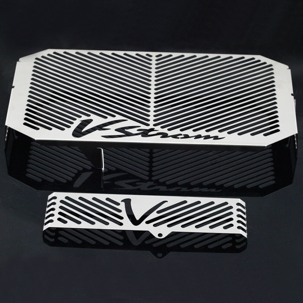 For Suzuki DL650 V-Strom 04-10 RadiatorÂ GrilleÂ GuardÂ CoverÂ OilÂ CoolerÂ Protector