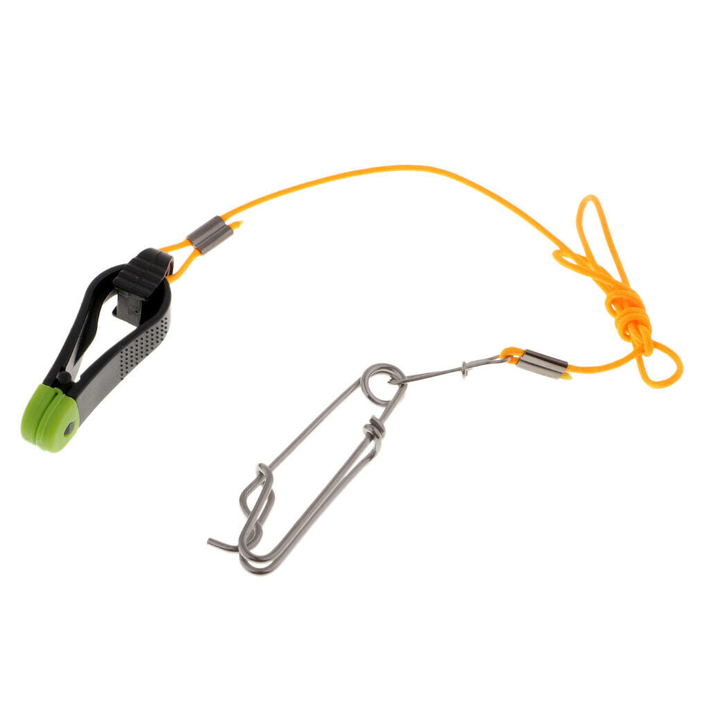 Power Grip Release Clip Outrigger Downrigger Release Clips with 17'' Leader