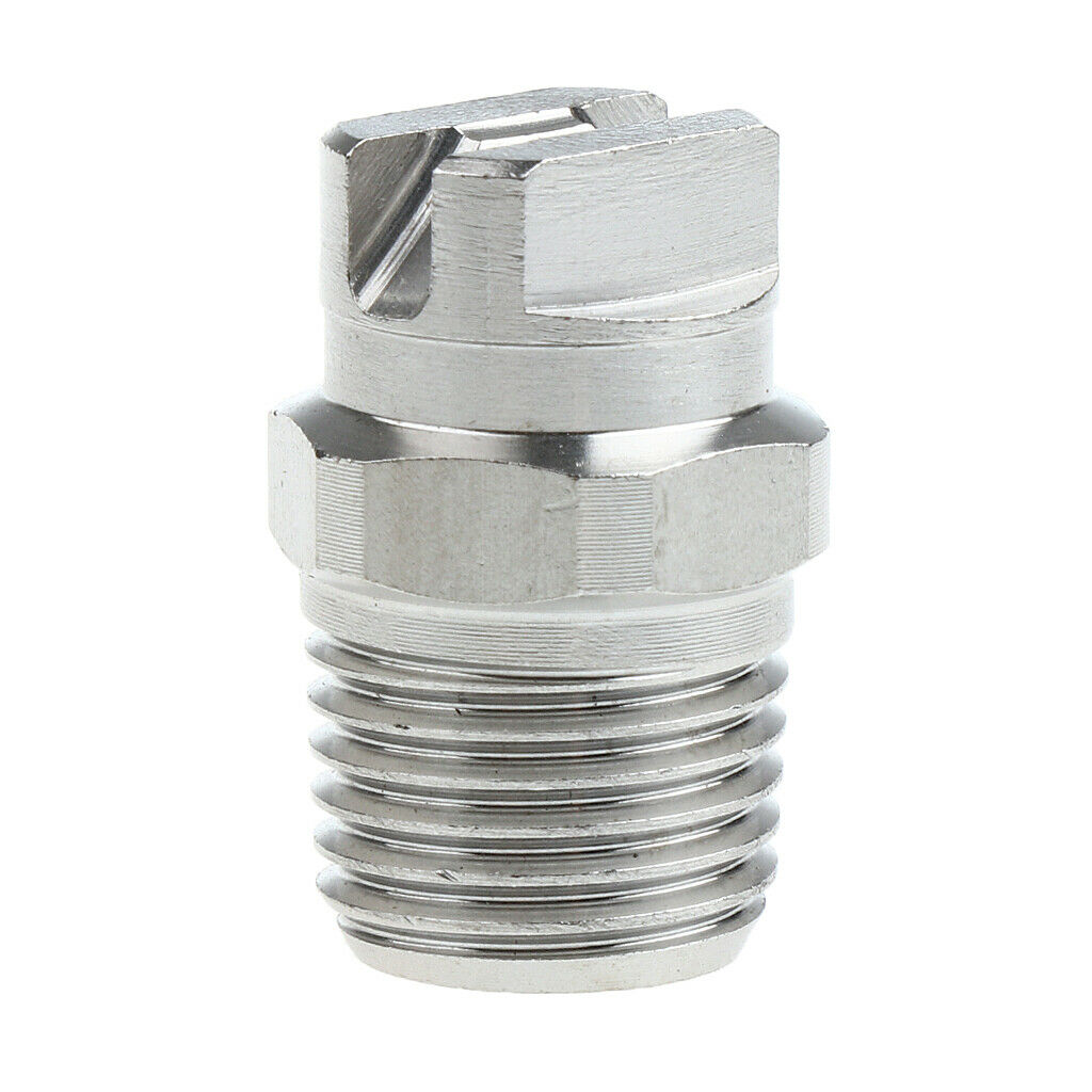 1/4" High Pressure Washer Spray Fan Nozzle Fan-Type 65 Deg & Stainless Steel