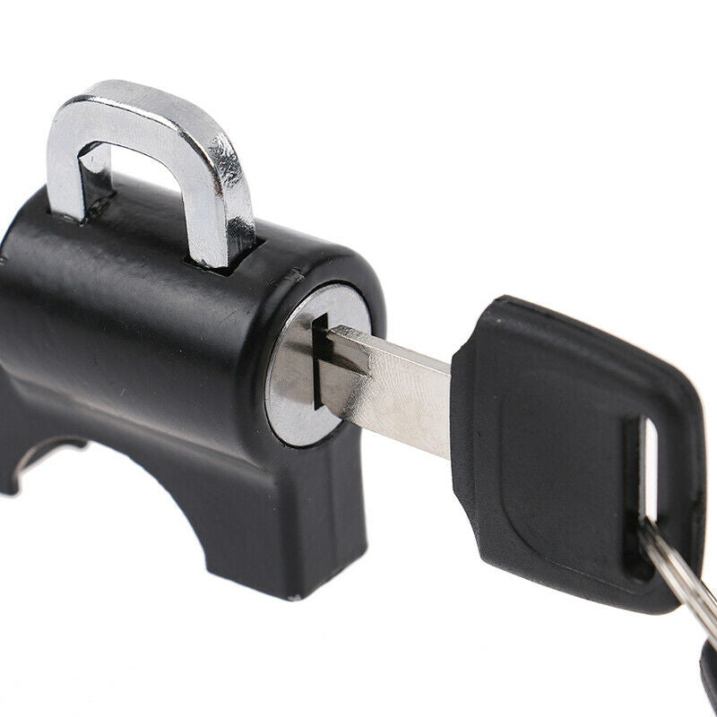 Anti-theft Helmet Lock Security Portable7/8''22mm For Motorcycle Handlebar L LU