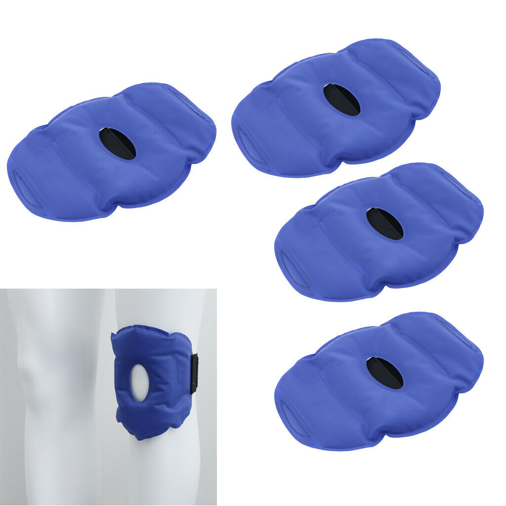 4x Knee Hot Pack Wrap Gel Ice Bag Cold Knee Brace with Strap Injury Swelling