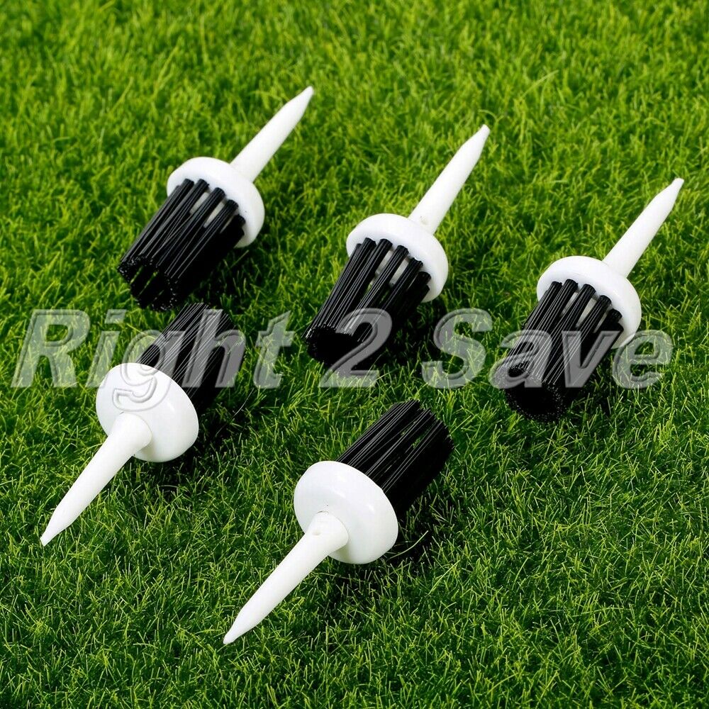 50Pcs 57mm Plastic Bristles Golf Brush Tees Training Practice Assorted Color