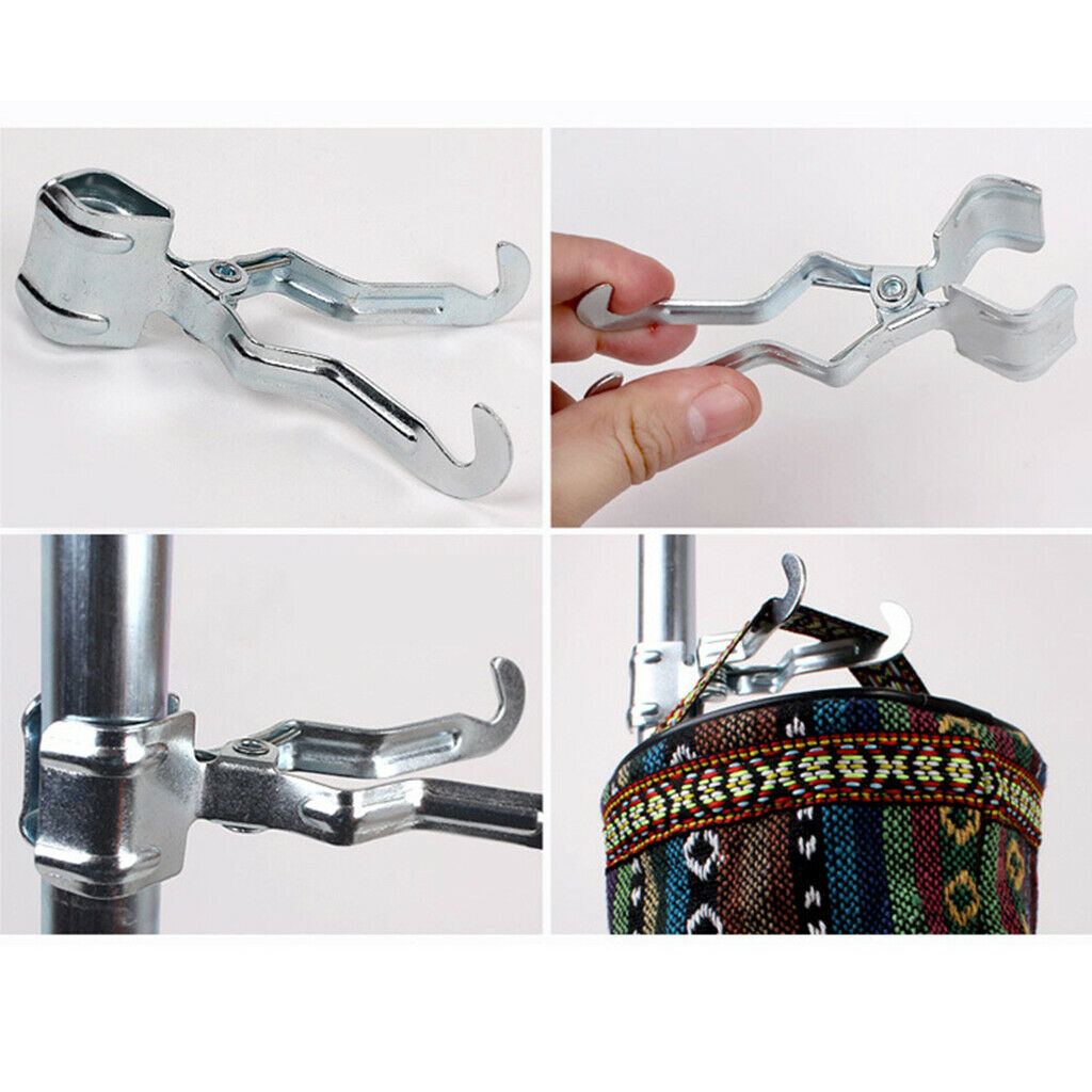 Metal Clamp Camping Tent Light Lamp Lantern Hanger Tableware Tissue Box Hook