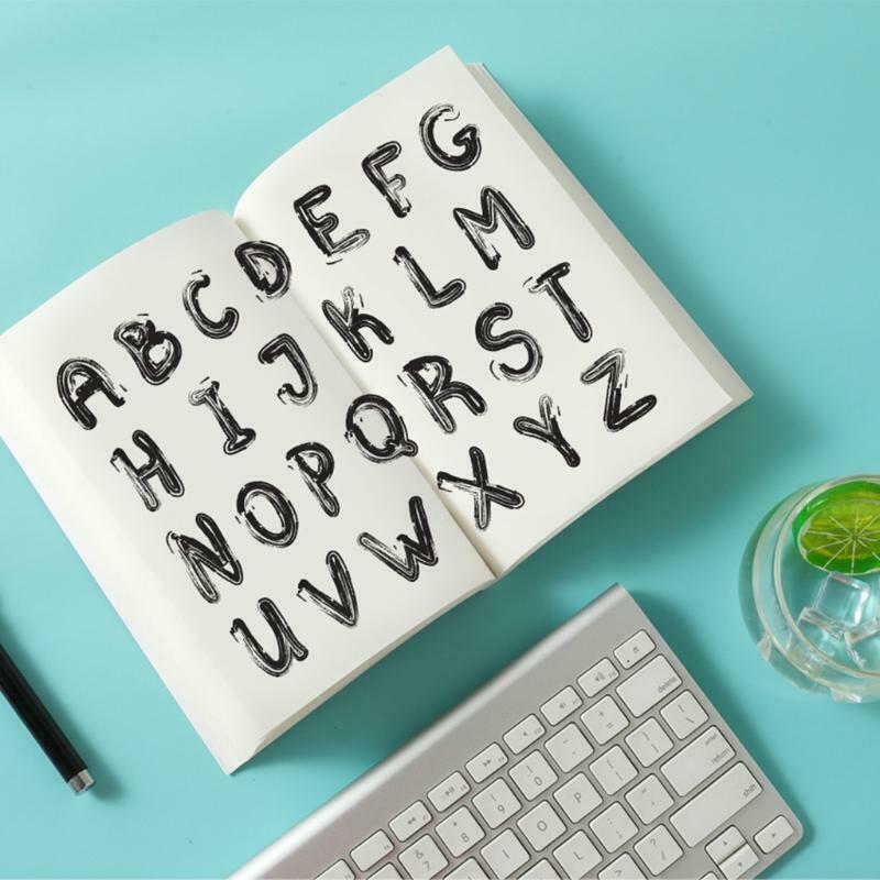 Uppercase Letter Silicone Clear Seal Stamp DIY Scrapbook Embossing Photo Album