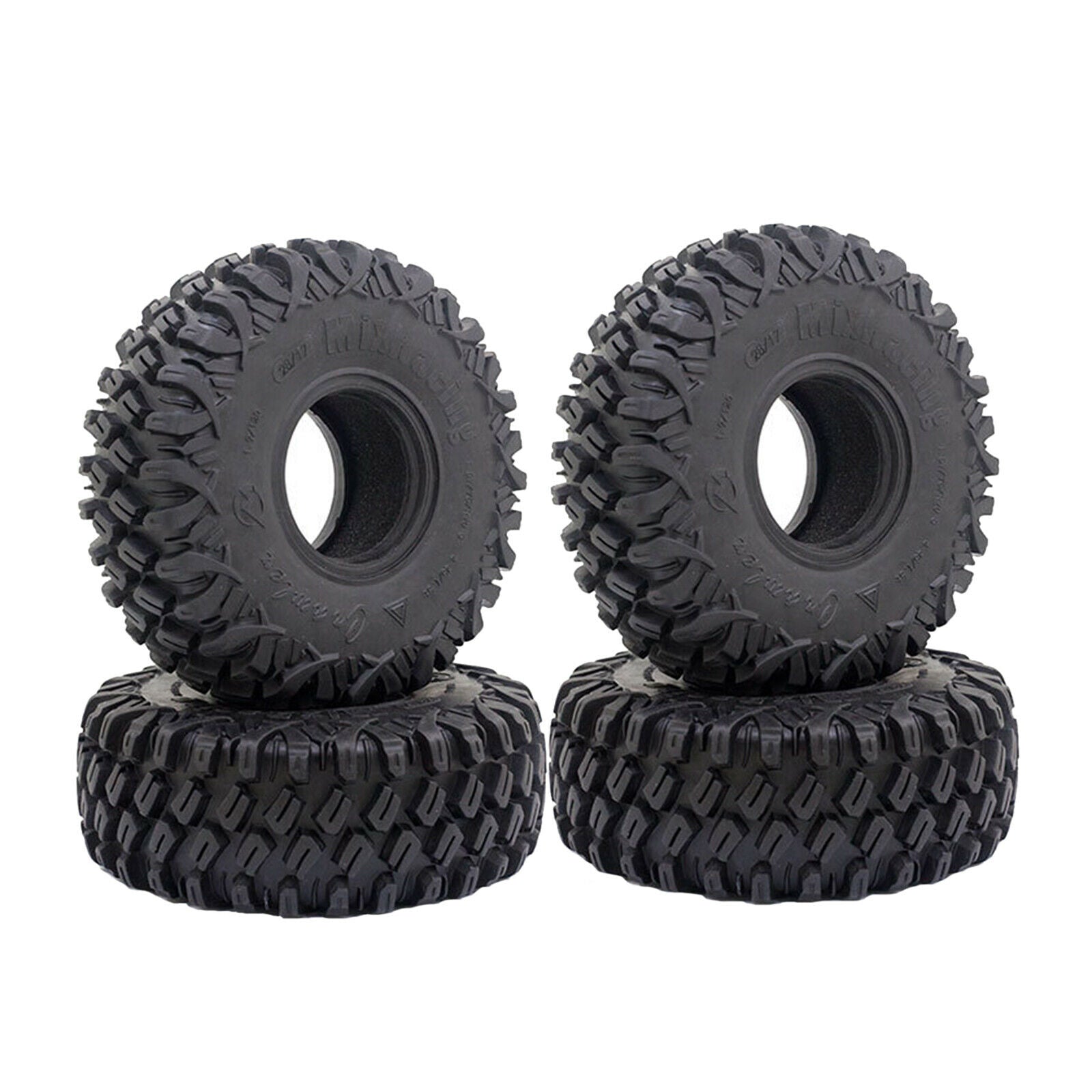 4X 1.9inch Wheel Tires for SCX10 D90 -4 CC01 1:10 RC Crawler Axial DIY