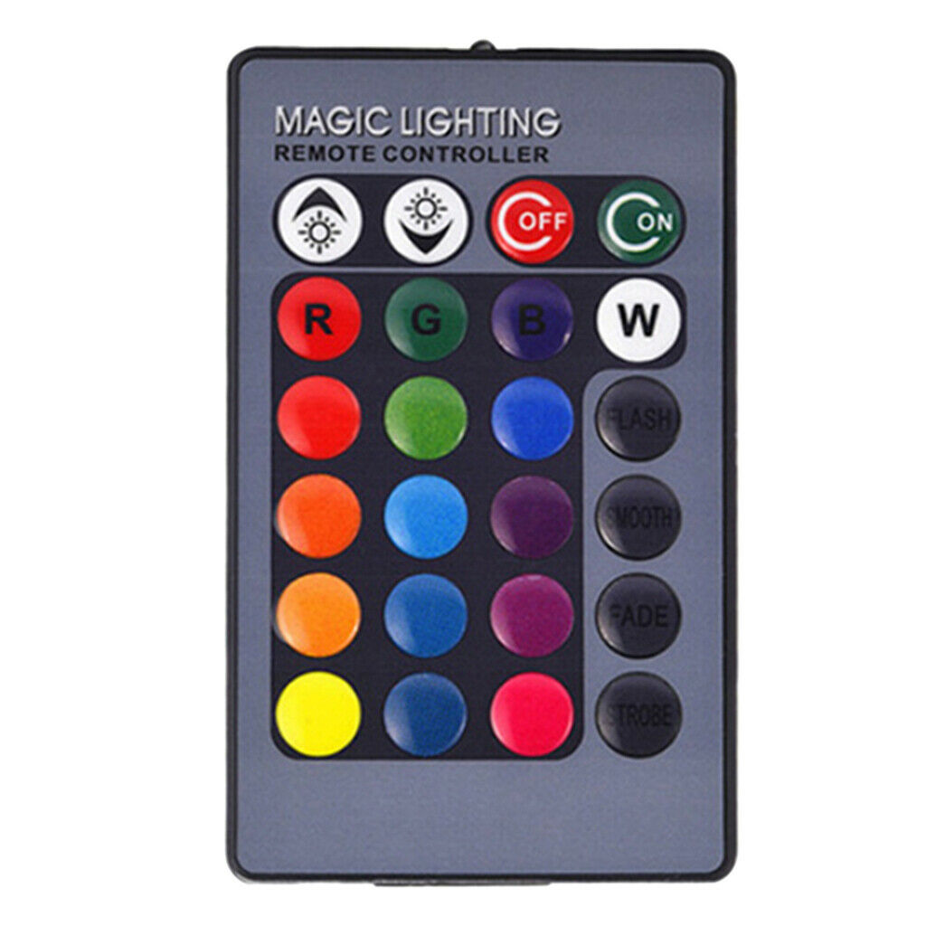 Remote Controller for Colored Changing LED Light Bulb 5 level brightness