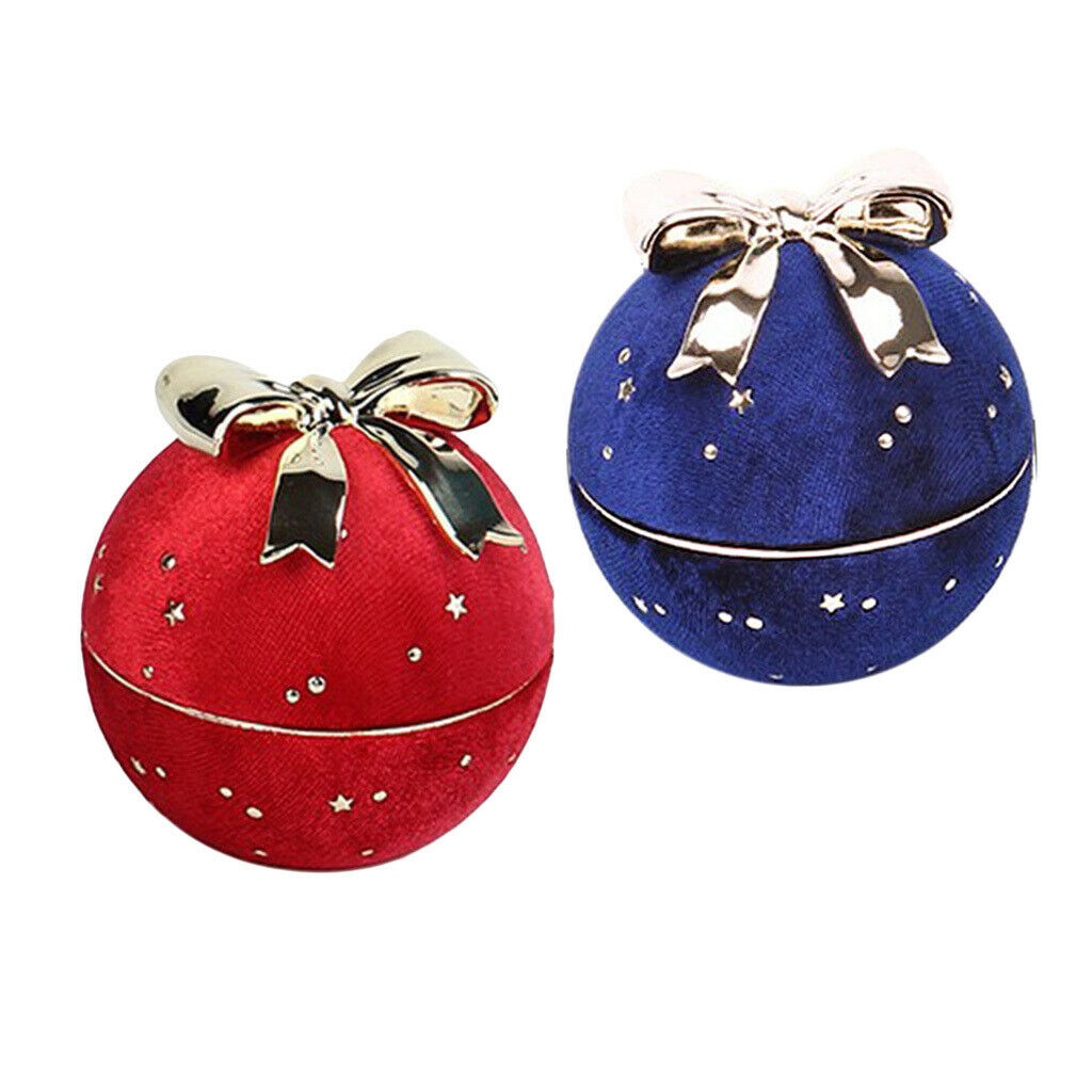 2 lot Round Necklace Pendant Box Jewelry Display Storage Case Gift Box
