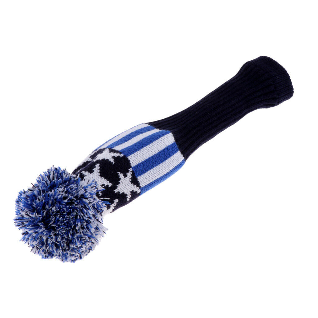 Knitted Golf Club Head Covers Driver Fairway Wood Sock Headcover Suitable for