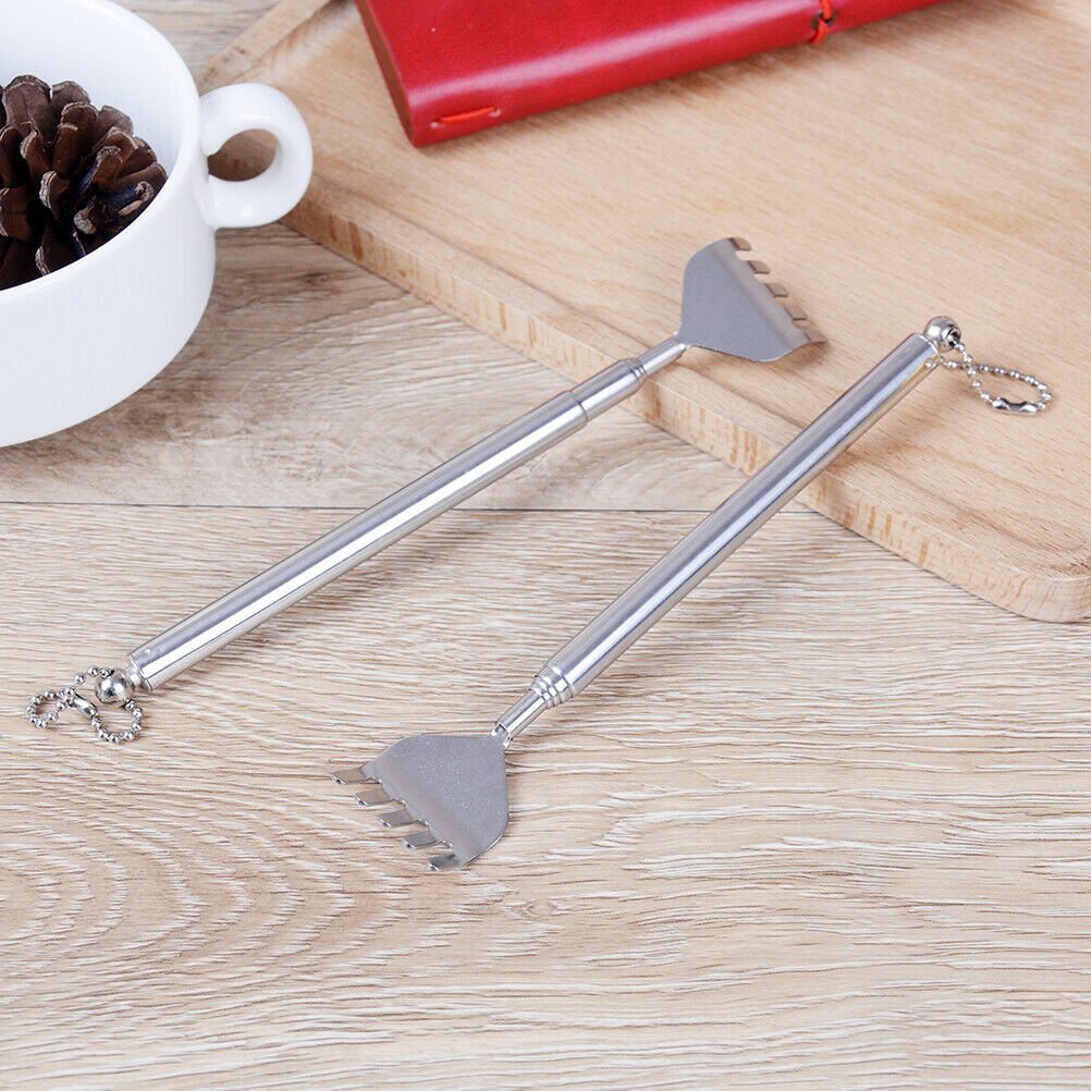 Practical handy adjustable stainless steel back telescopic scratcher mass.l8