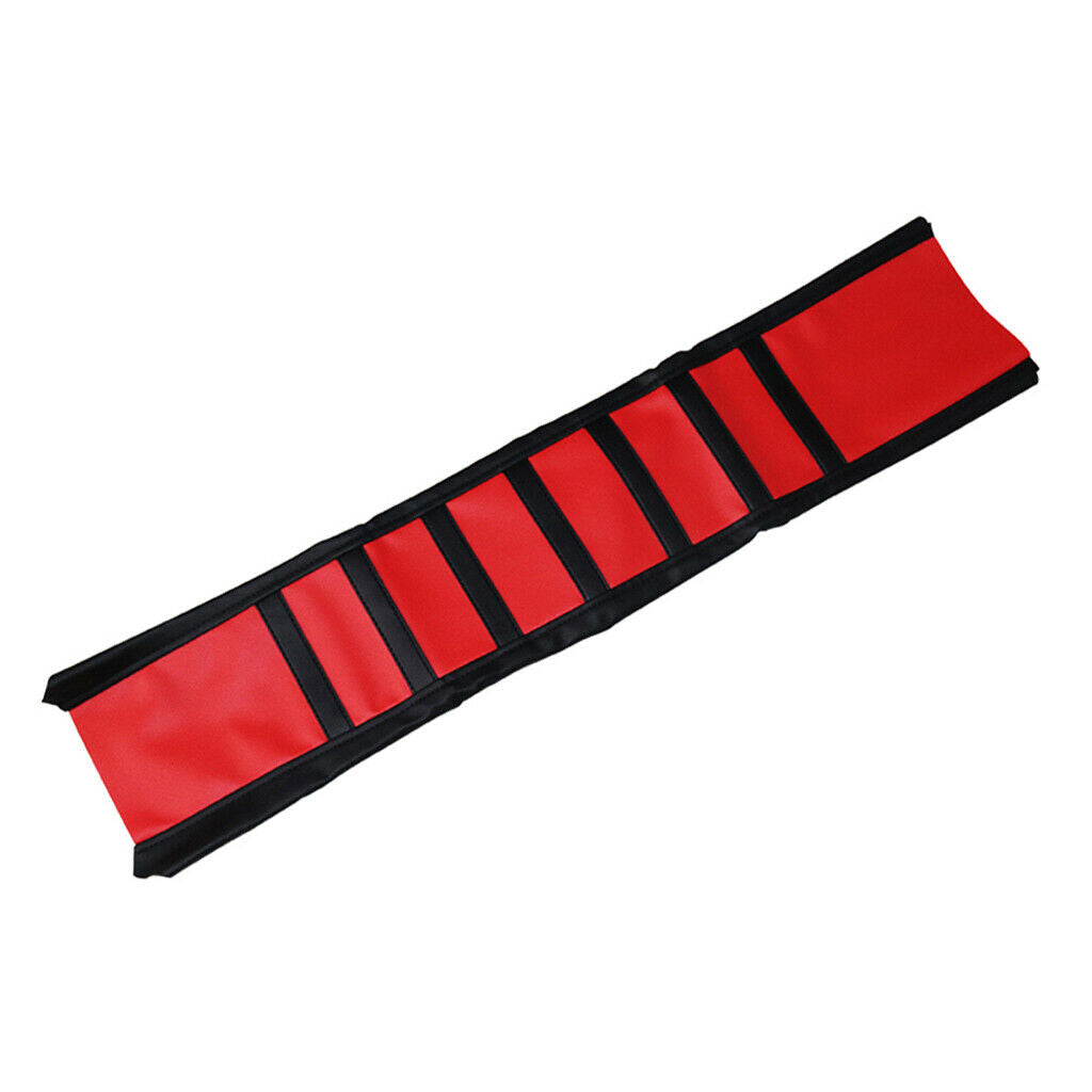 Motorcycle Seat Cover Gripper Stretchy Durable Red/Black Fashion Design