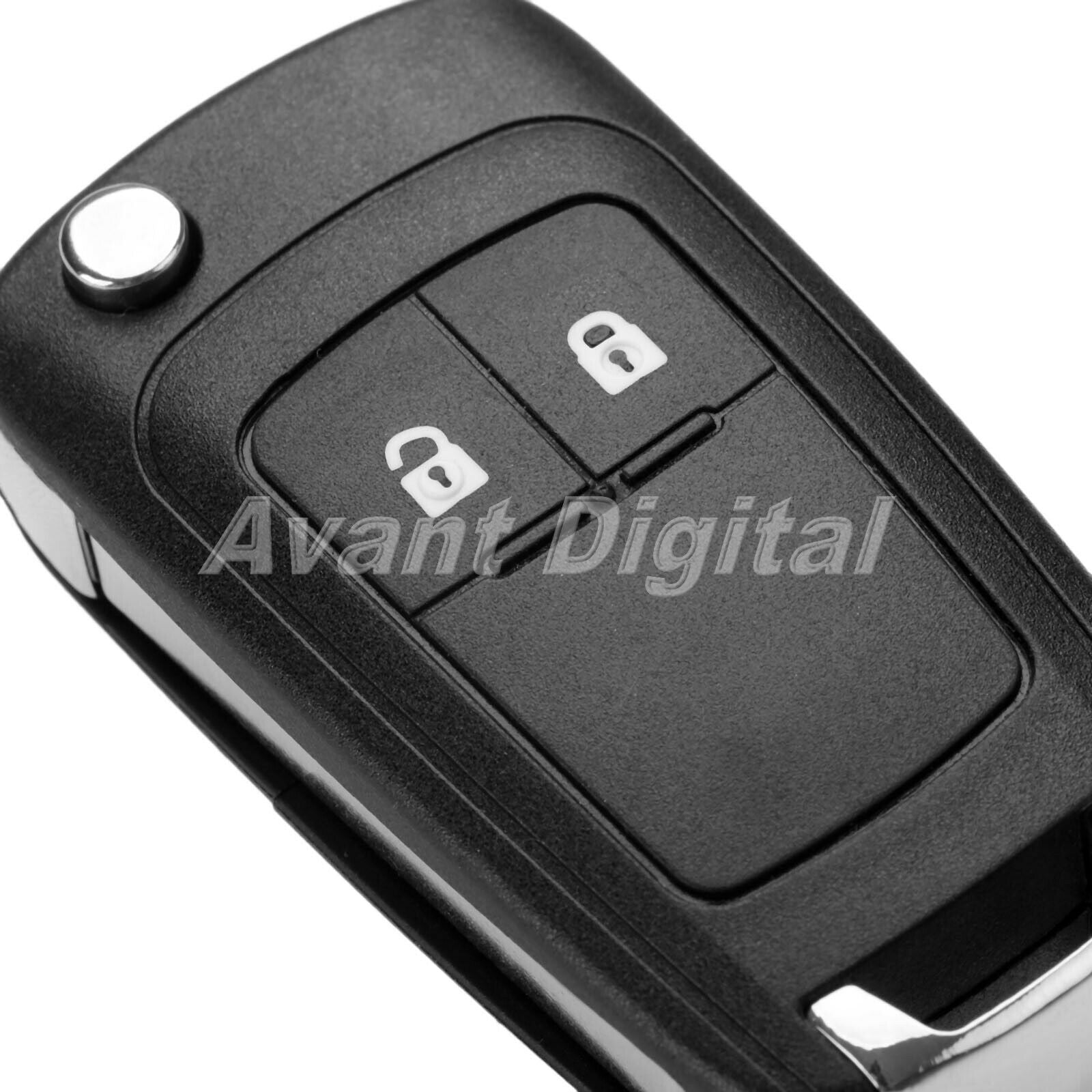 2Pcs Remote Key 2 Buttons 433MHz ID46 Chip Battery Fit For Orlando 2011 Present