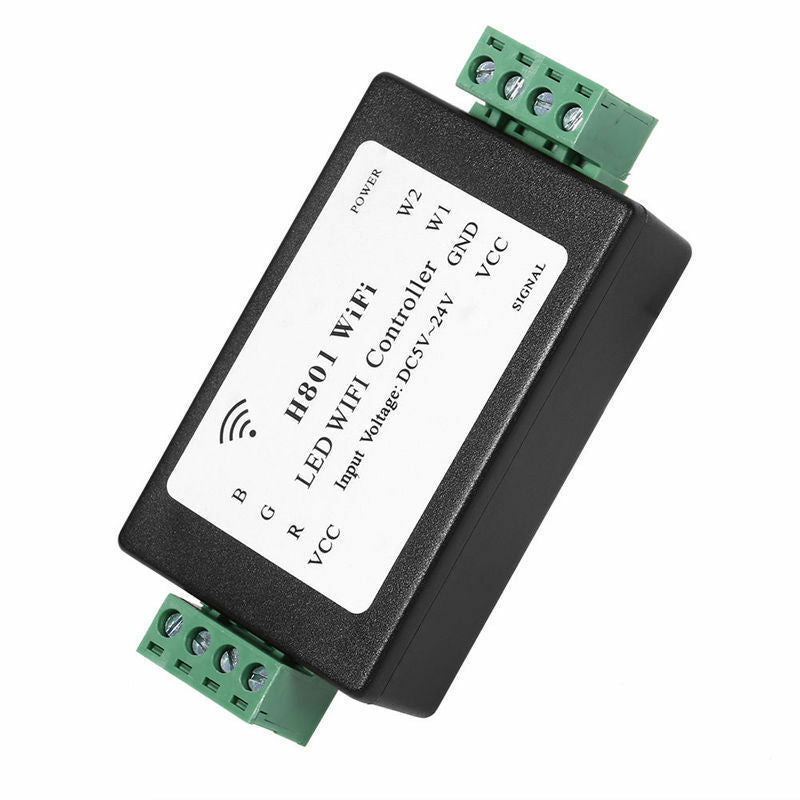 H801 Plastic RGB LED Strip Light WIFI Controller Dimmer Android WLAN Control L60