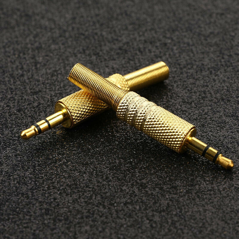 5pcs 3.5mm Stereo Audio Jack Plug Headphone Male Coax Cable Audio Connect.l8