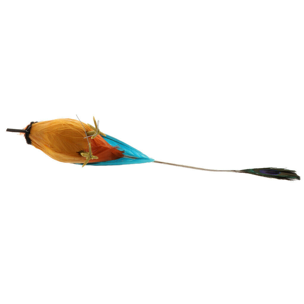 Realistic Nature Animal Artificial  Bird Statue Home Wedding Decor Crafts - F