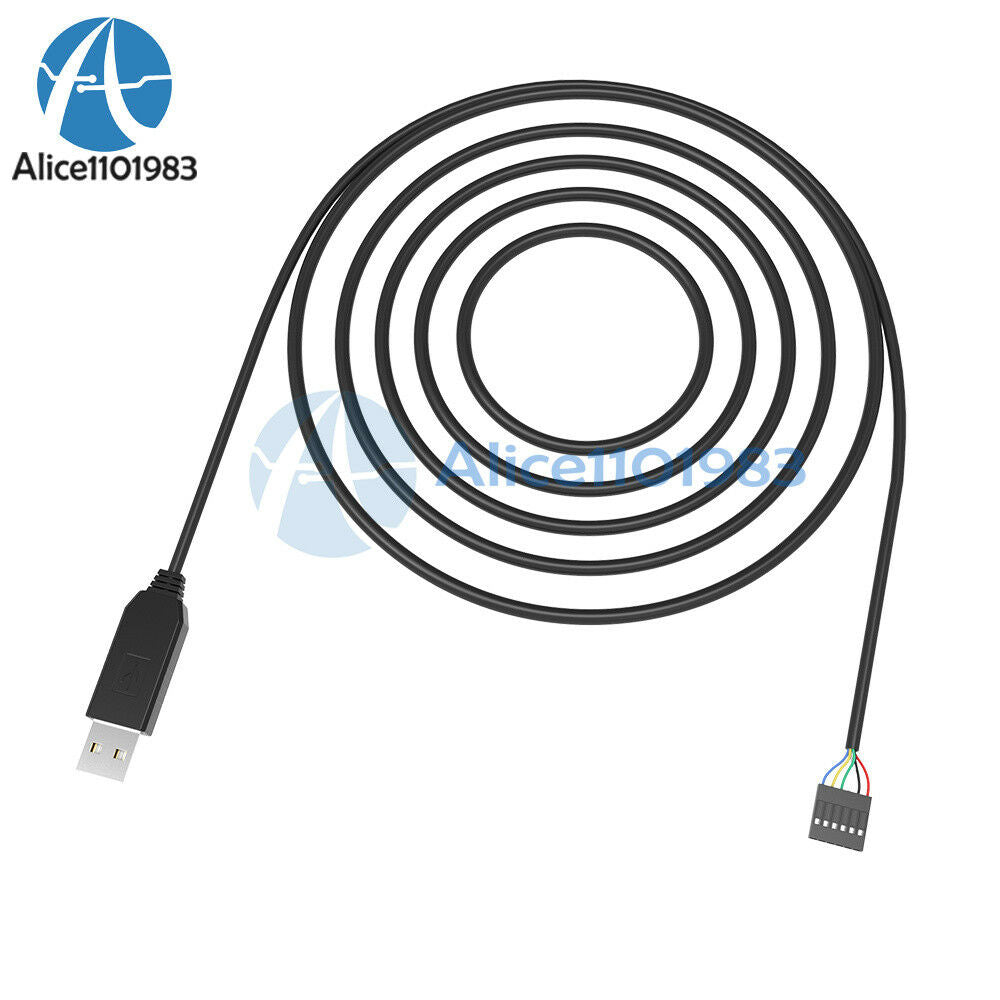 2PCS 6pin FTDI FT232RL USB to Serial adapter module TTL RS232 Arduino cables