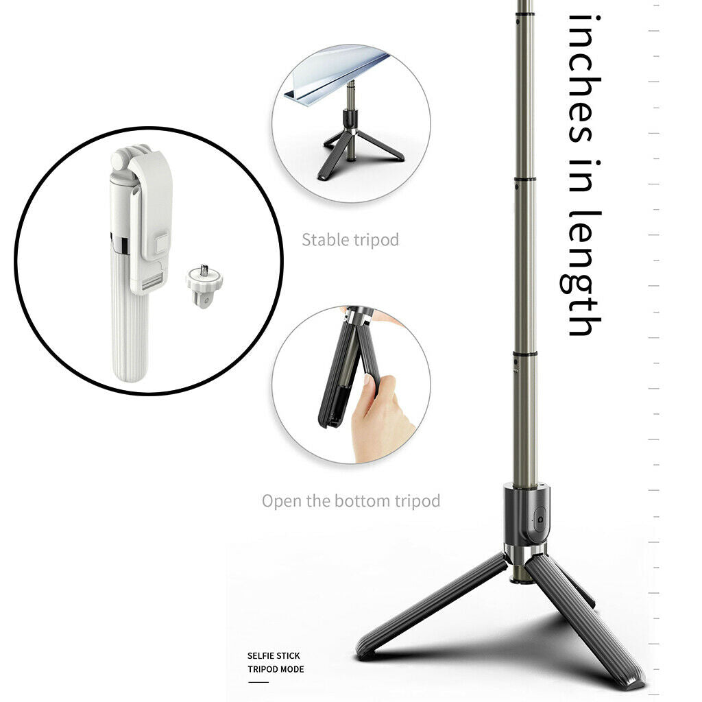 3in1 33.9" L03 Tripod Selfie Stick with Detachable Remote for   Android