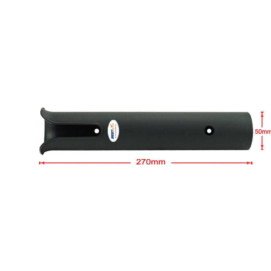 4PCS Black Plastic Boat Fishing Rod Holder 4 Tube For Boat Marine Well Made