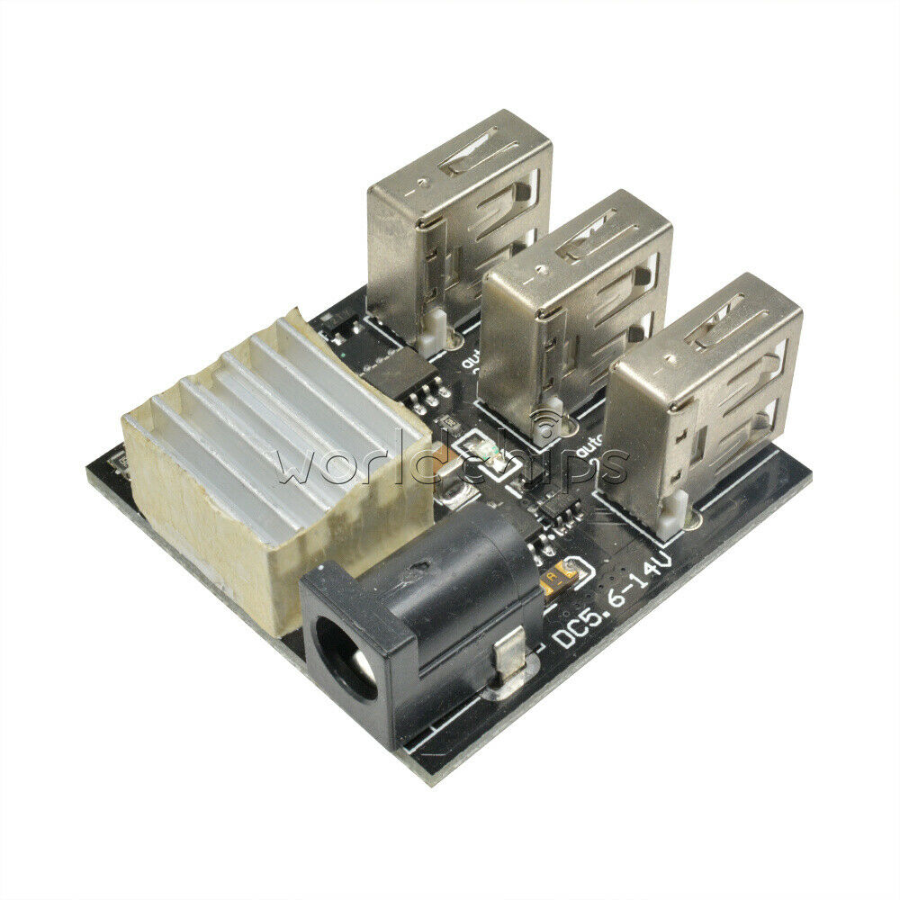MiNi 3 USB Charging Modu 9V/12V To 5V 8A USB Power Bank Step-Down Boost Module
