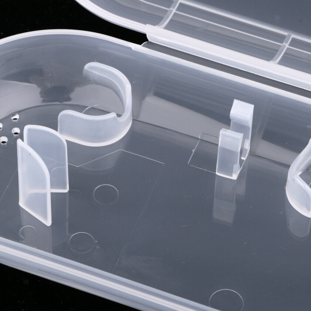 Portable Electric Toothbrush Travel Case for Most Toothbrush Types Clear