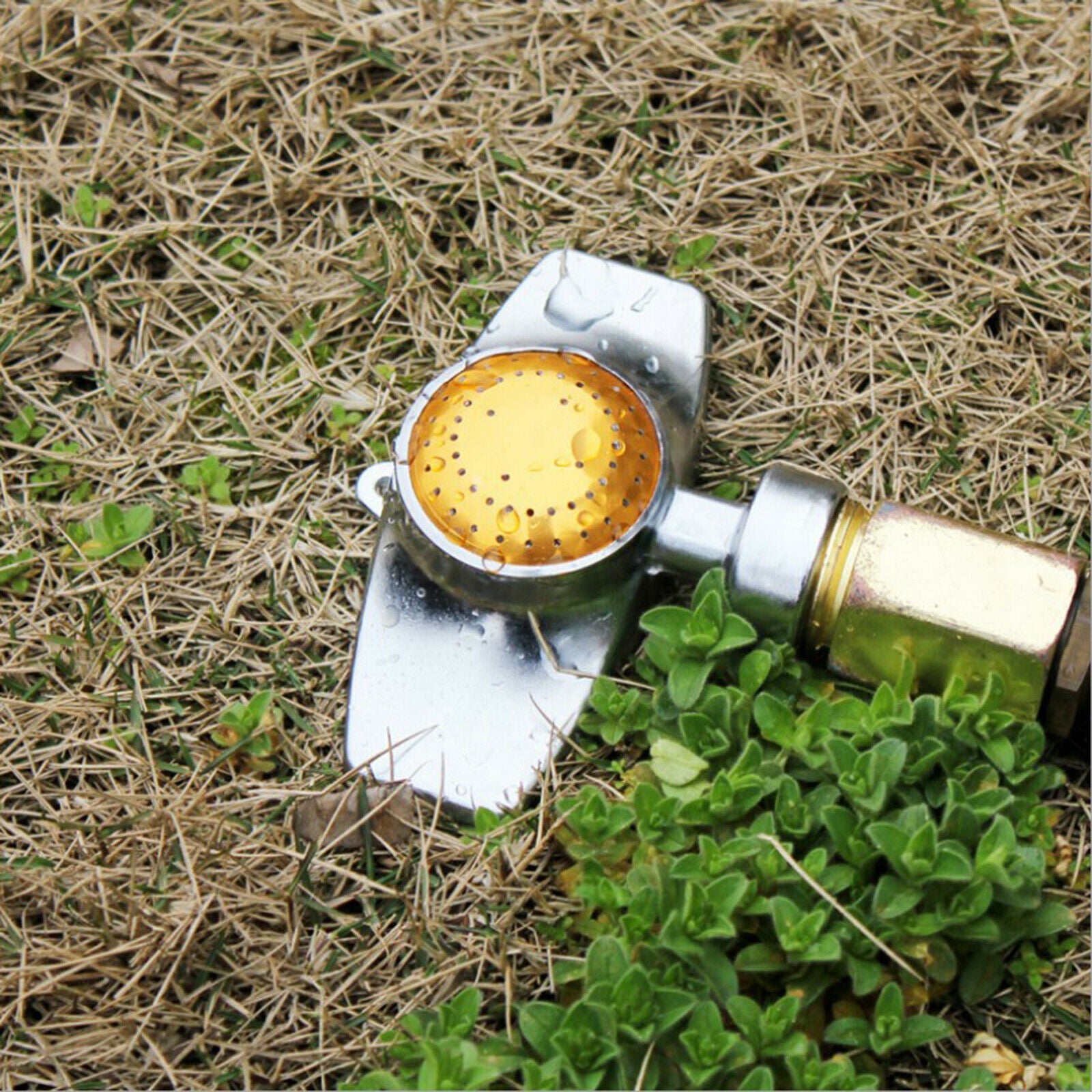 Metal 360 Degree Sprinkler for Lawn Watering Gentle Water Flow Easy Use