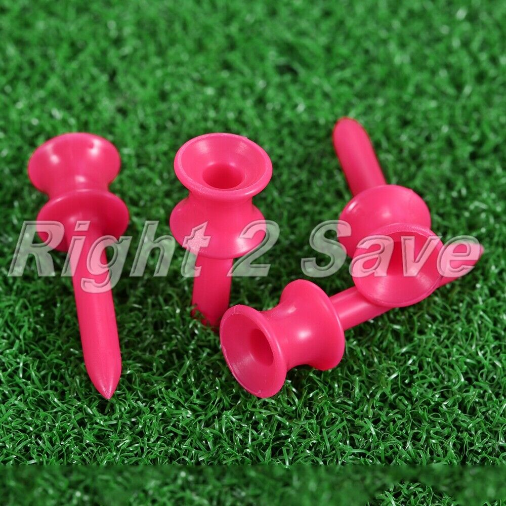 41mm 100Pcs Plastic Step Down Golf Tees Graduated Castle Tee Training Practice