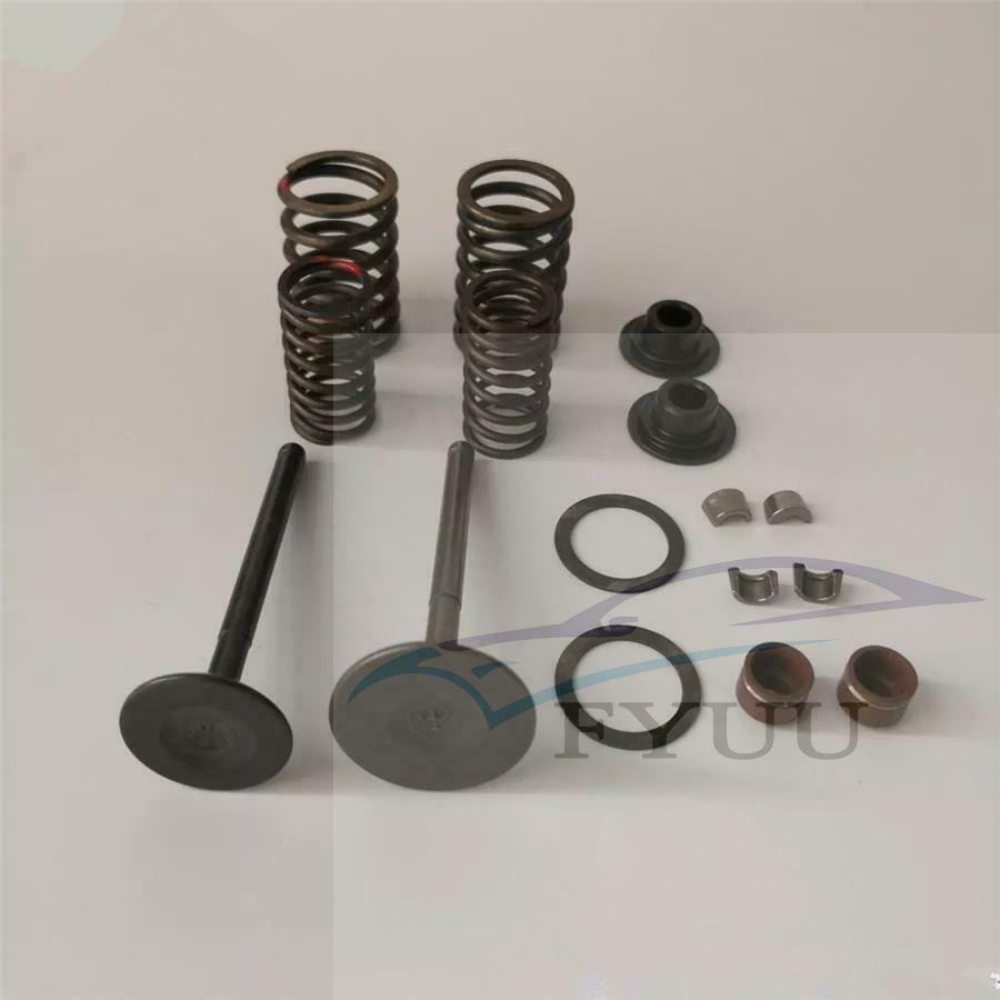Valve Assembly Intake Exhaust Stem Shaft for GY6 150 157QMJ 1P57QMJ 4 stroke