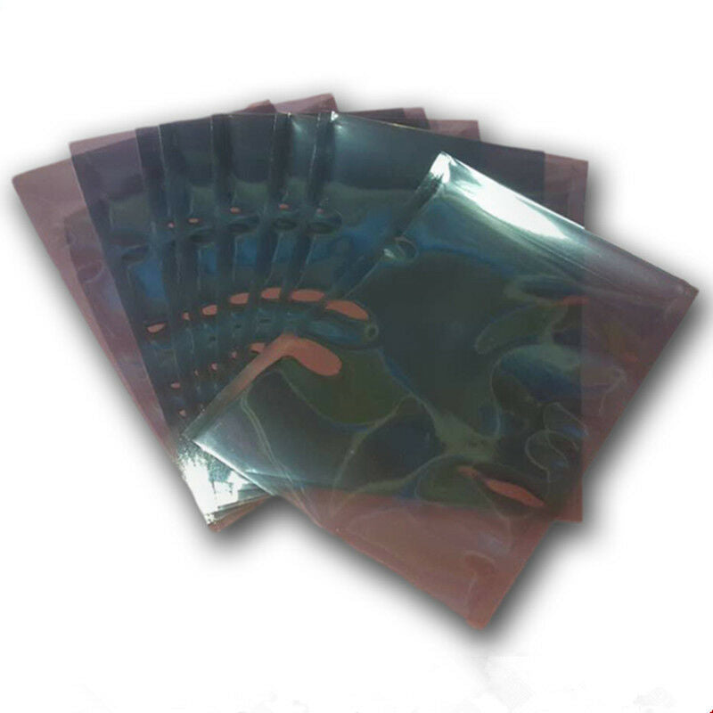 200PCS Anti-Static Shielding Bag 60 x 150mm Semi-Transparent Open-Top Type ESD
