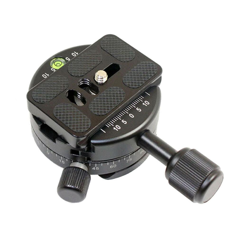 Panoramic Gimbal Tripod Ball Head with 3/8" Quick Release Plate for Tripod