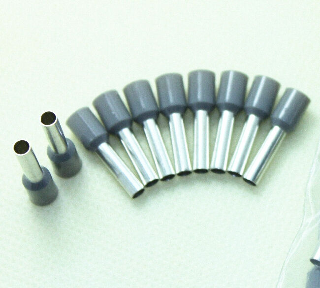 200Pcs AWG 12 Wire Copper Crimp Connector Insulated Pin Terminal [M1]